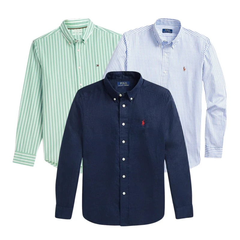 AUTUMN DROP 25x Pieces Chemise Ralph Lauren / Tommy Hilfiger (48H DISPATCH)