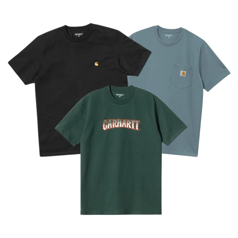 AUTUMN DROP 25x Pièces Tee-Shirt Carhartt (48H DISPATCH)