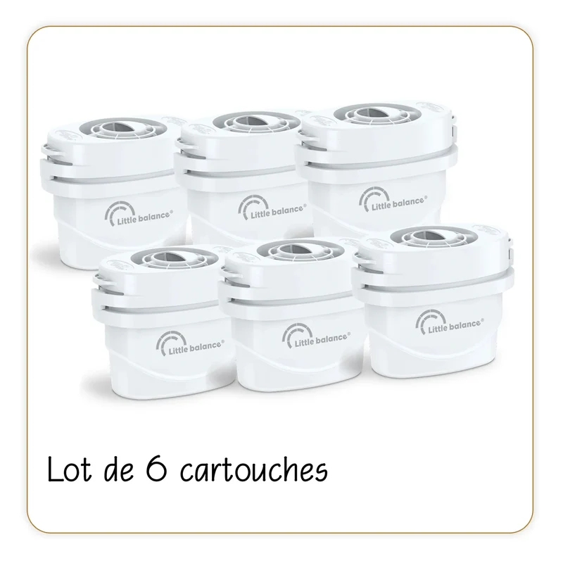 Cartouches filtrantes, Lot 6 cartouches pour carafe