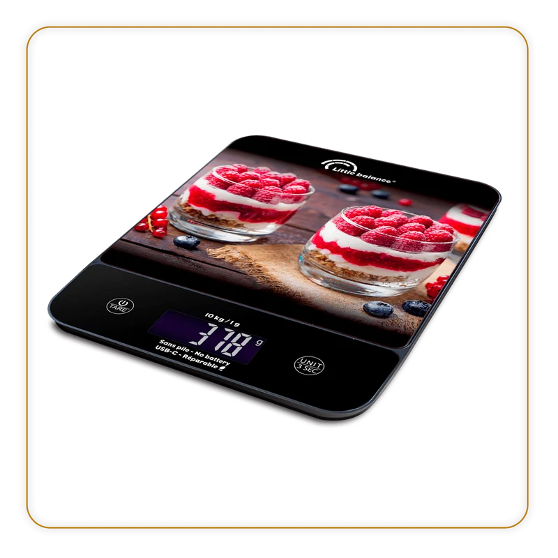 Balance de cuisine, Happy Genius 10 Cheesecakes USB, Sans pile (Emb. imparfait)