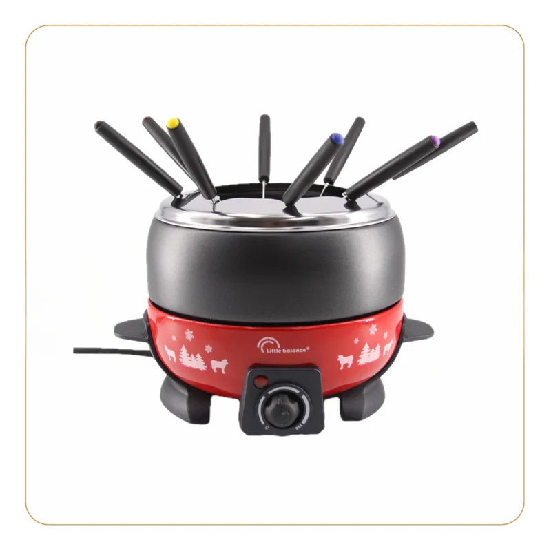 Appareil à Fondue, Happy Fondue 8 Meuuuh, Rouge (Emb. imparfait)
