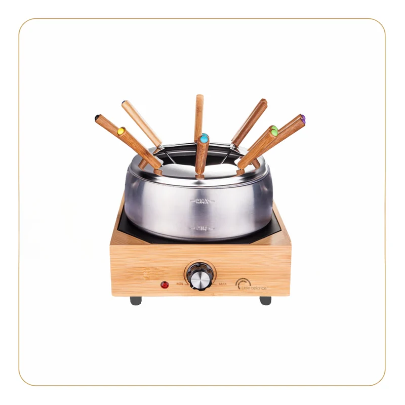 Appareil à Fondue, Wood 8, Bois (Emb. imparfait)
