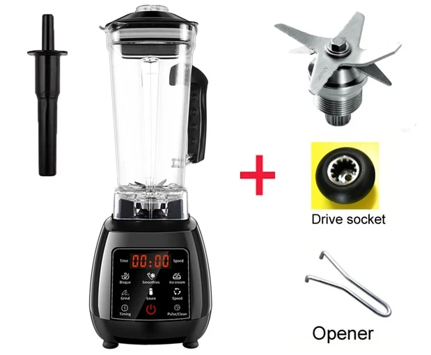 BPA FREE High Power Digital Touchscreen Automatically Program 3HP Blender Mixer Juicer Food Processor Ice Green Smoothie
