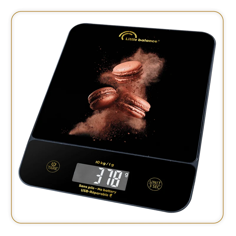 Balance de cuisine, Happy Genius 10 Choco USB, Sans pile