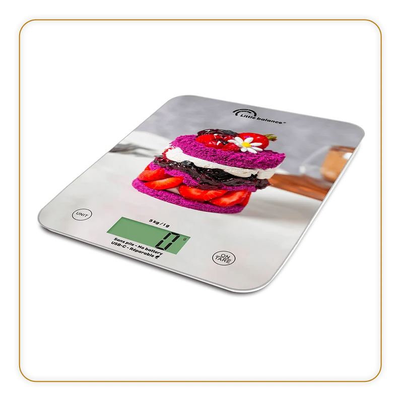 Balance de cuisine, Slim Fruitcakes USB, Sans pile