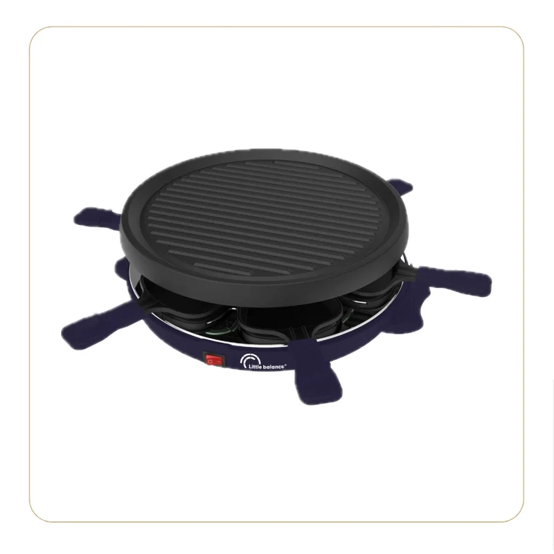 Appareil à raclette, Cheese & Fun 6, Bleu nuit