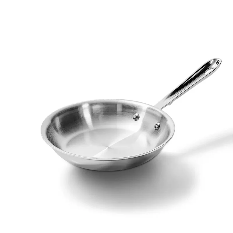 Poêle à frire D3 en acier inoxydable 3 plis, 20 cm