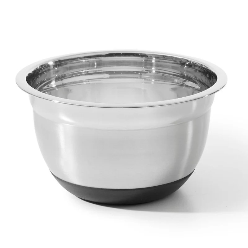 Bol à mélanger en inox avec base antidérapante