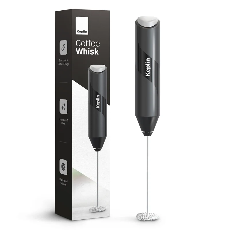 Electric Handheld Milk Frother with Stand