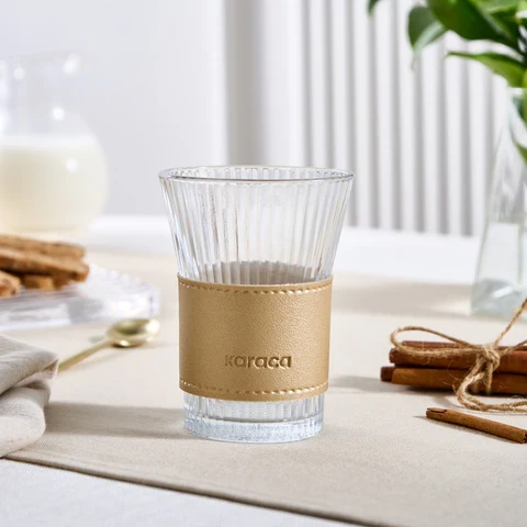 Karaca Leder Cool Touch Latte Verre 210 ml Doré