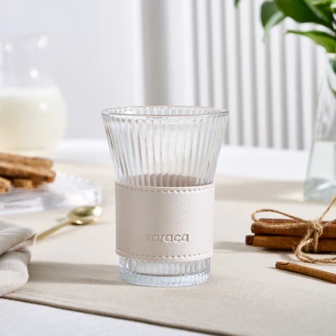 Karaca Leder Cool Touch Latte Verre 210 ml Nacré