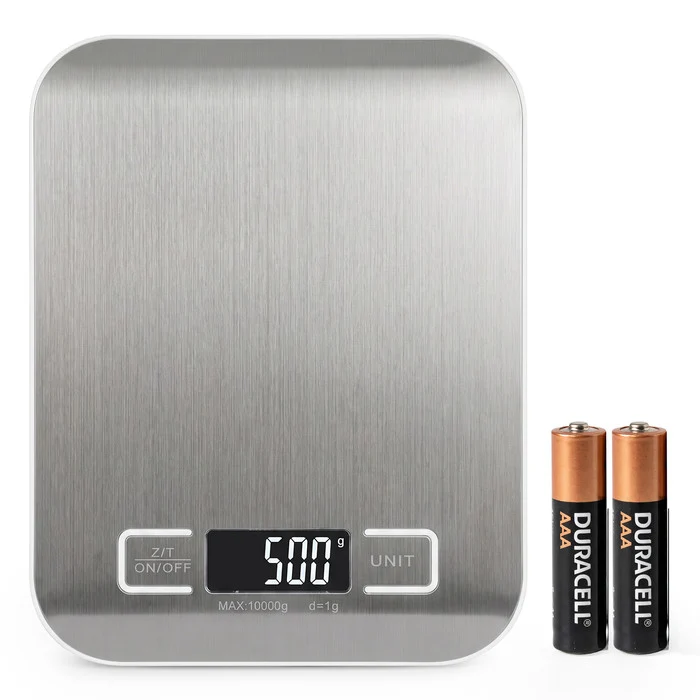 Digital Kitchen Scale - 10kg Capacity, 1g Precision