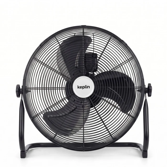 16 Inch Chrome Floor Fan – High Velocity 3 Speed Cooling