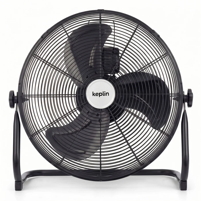 20 Inch Chrome Floor Fan – Heavy Duty 3 Speed Gym Fan