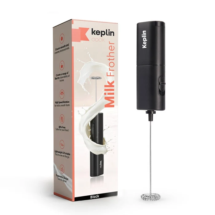 Slim Handheld Milk Frother for Lattes, Cappuccinos & Matcha
