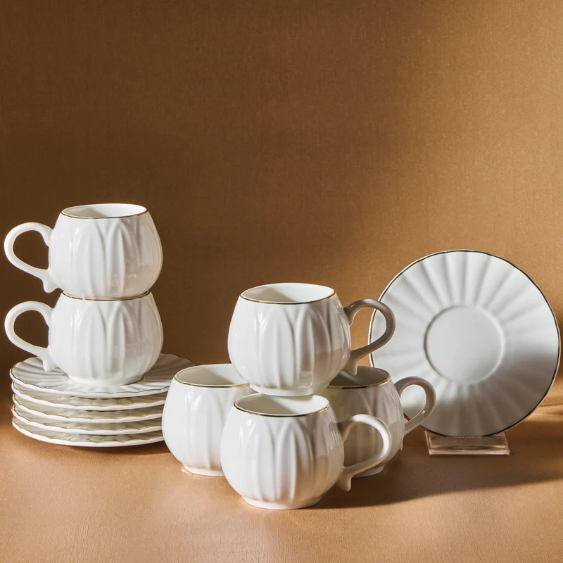 Karaca Eylül, Service de Tasses à Café pour 6 personnes, 85ML