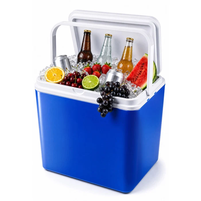 Insulated Cool Box 24L - Portable Camping Cooler
