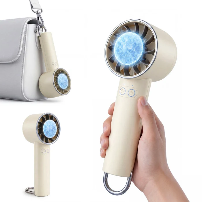 Portable Handheld Fan with Semiconductor Cooling Plate