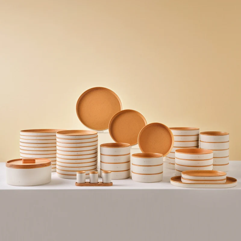 Karaca x Fatih Tutak Earth Collection Service de Table 57 Pièces pour 12 Personnes