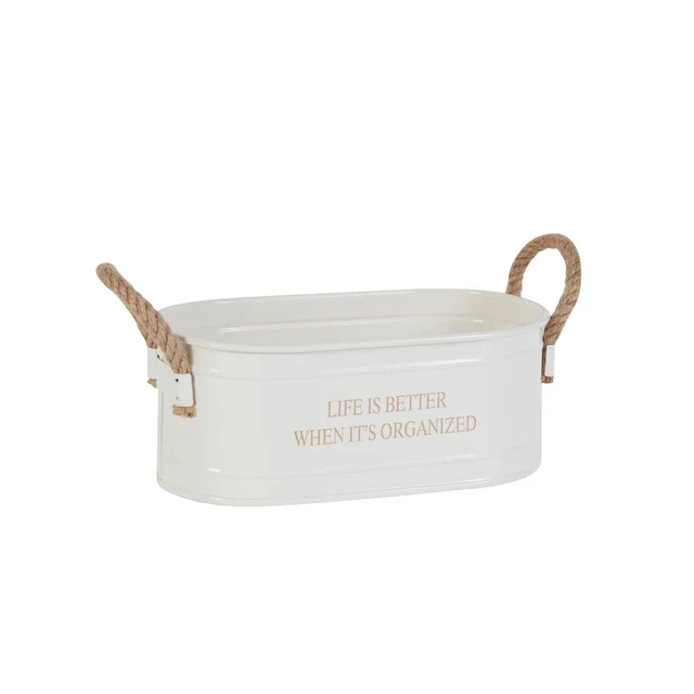 Karaca Home Sylvia Organiseur Blanc 28 cm