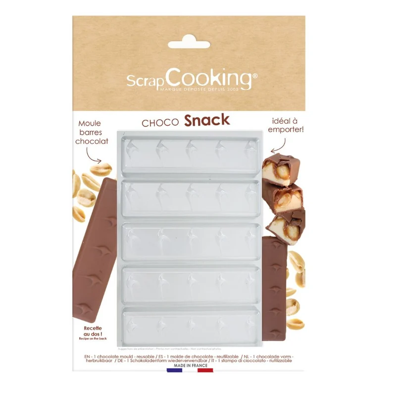 Moule barres chocolatées "Snack"