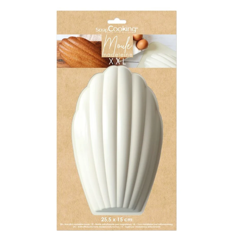 Moule madeleine XXL Acier Antiadhésif
