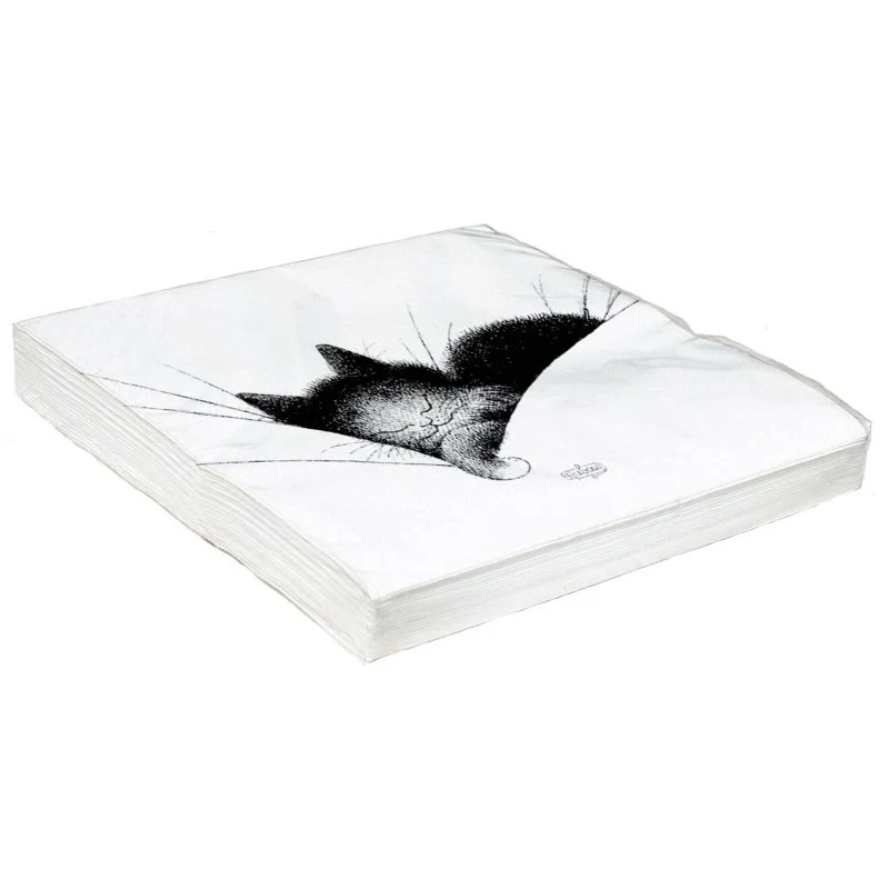 Serviettes Gros dodo - Chats Dubout