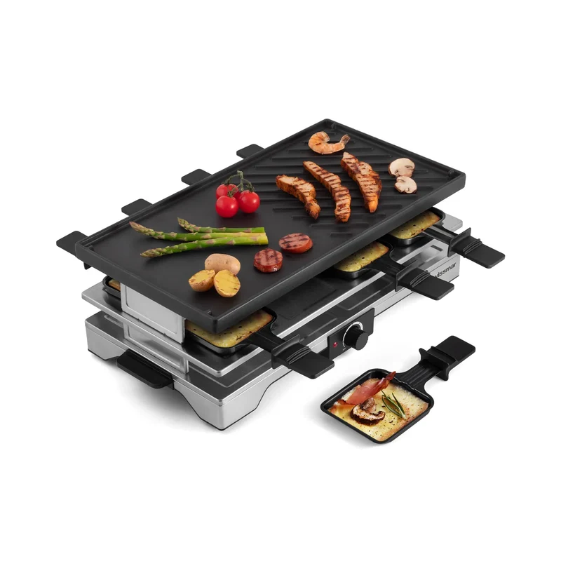 Grill à raclette Verso avec plaque en fonte