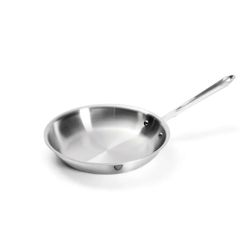 Poêle à frire, Ustensile D5 Stainless en acier inoxydable poli