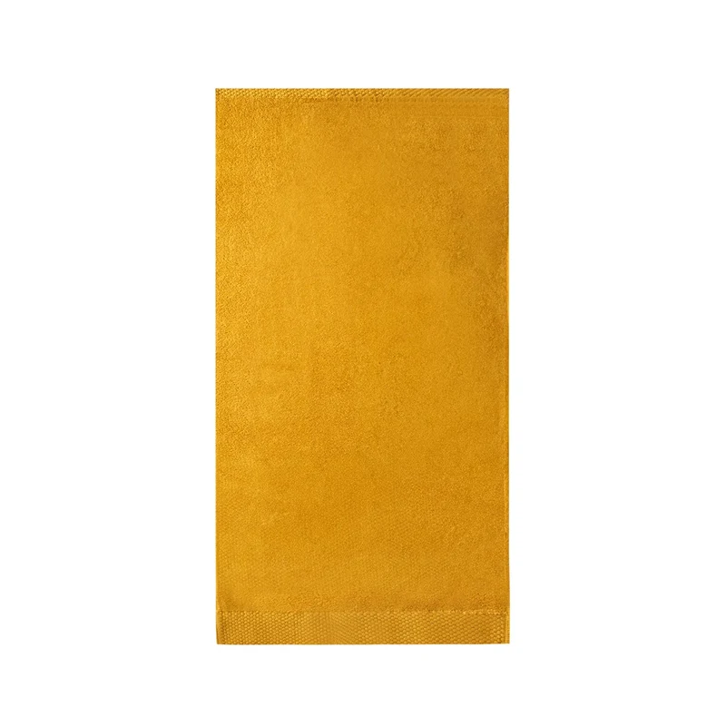 Drap de Bain Karaca Chandler en Modal, Moutarde, 100x150 cm