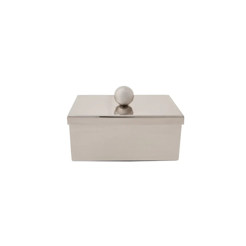 NORA DEKORATİF KUTU 14X9X6CM, GRİ