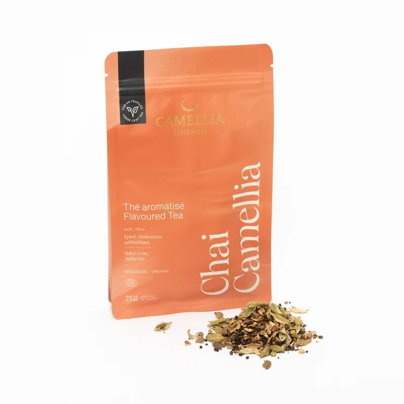 Chai Camellia biologique (sac de 75g)