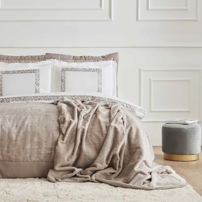 Karaca Home Bride Coll Bianca 10-teiliges Hochzeitsset Stein