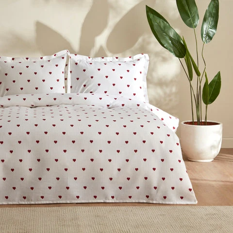 Sarah Anderson Amour, Ensemble de Couvre-Lit en Piqué, Double