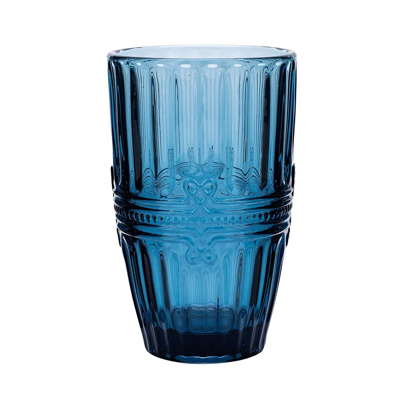 KARACA TWIST VERRE BOISSON, BLEU