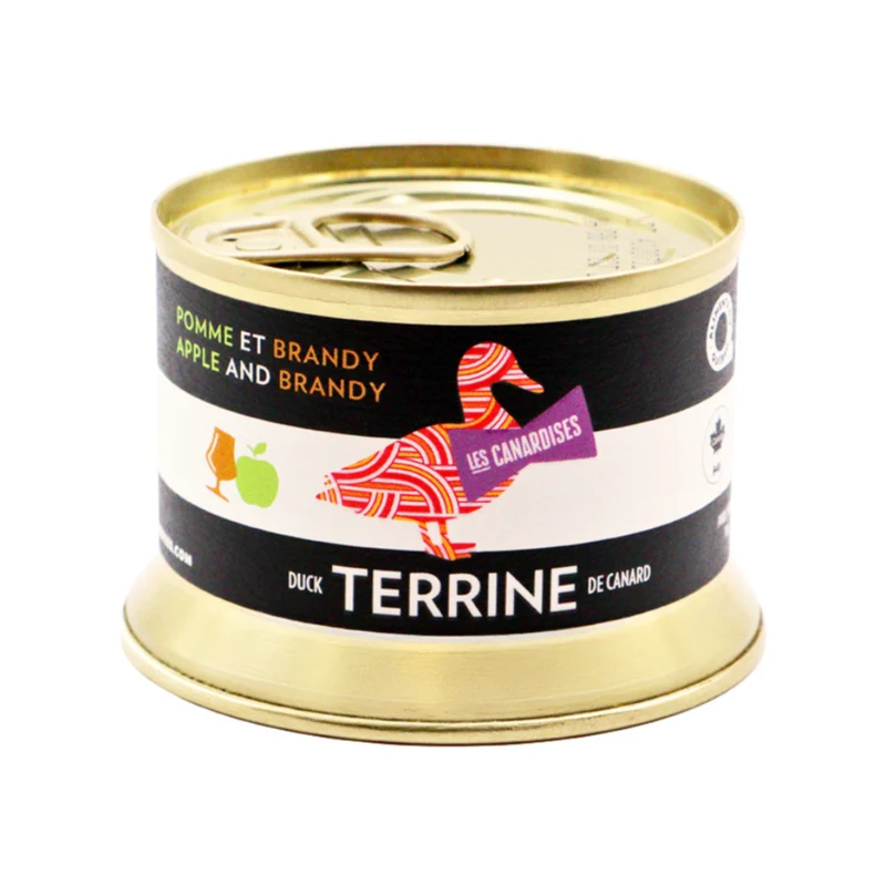 TERRINE de canard Pomme et Brandy 130 g / 4,6oz