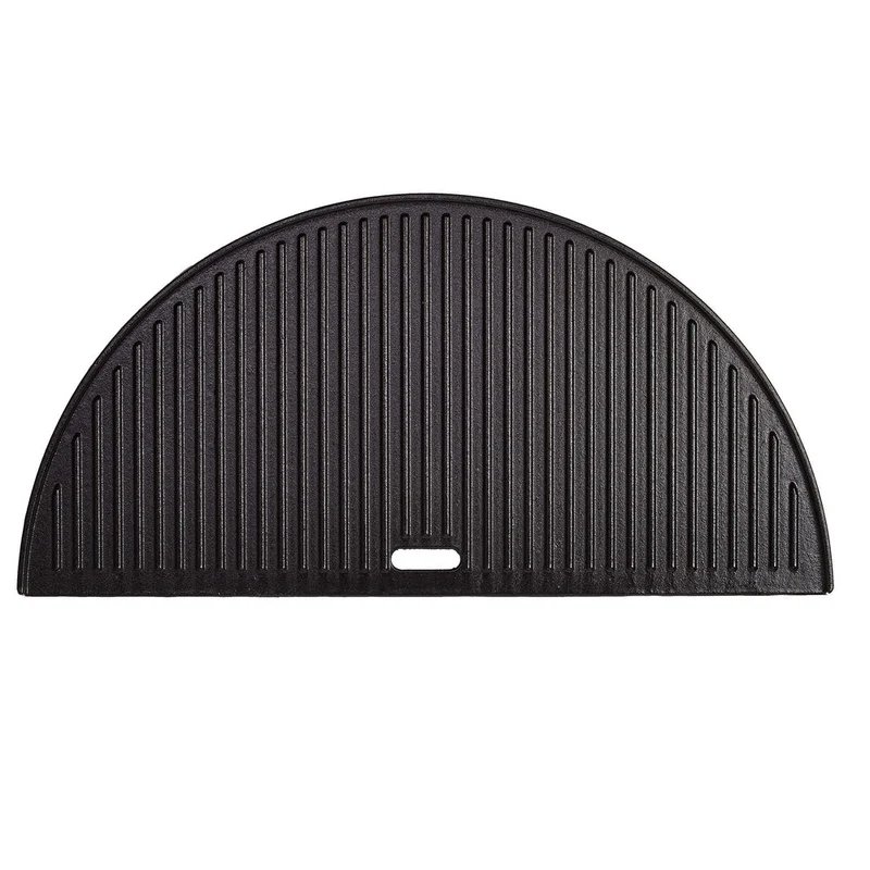 Plaque de cuisson réversible en fonte en demi-lune - KamadoJoe