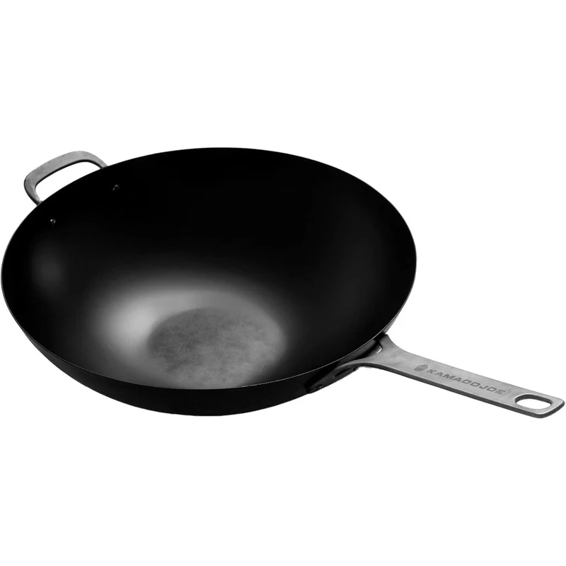 Wok en acier ordinaire Karbon Steel - KamadoJoe