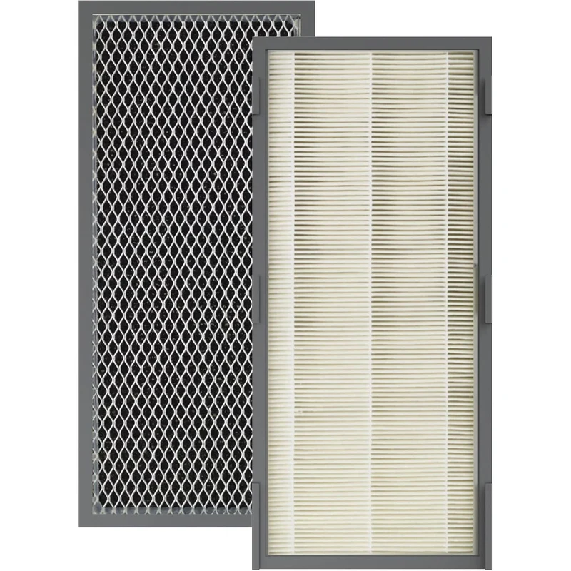 Combinaison filtre HEPA H13 de haute qualité et filtre au charbon actif quatre faces, pliant Cuisinart PuRXium de rechange