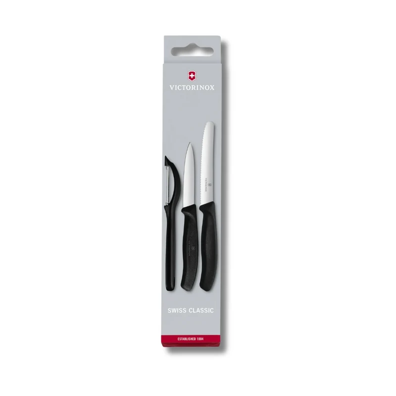 Set de couteaux d’office Swiss Classic avec éplucheur, 3 pièces *