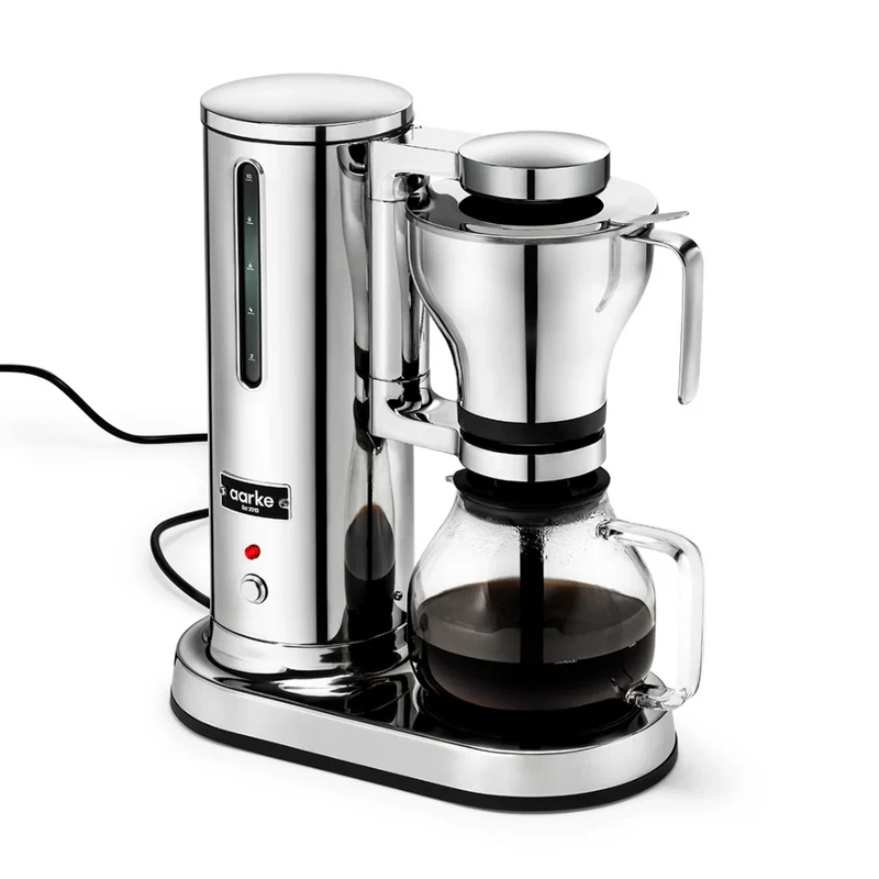 Cafetière électrique à filtre en acier inoxydable