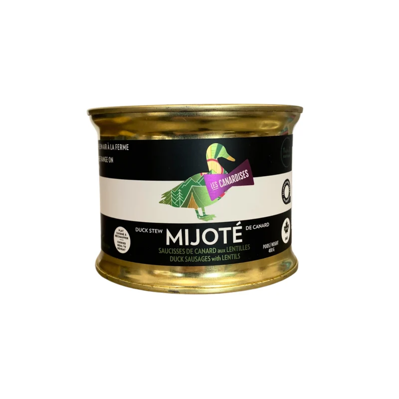 MIJOTÉ de canard – Saucisses et Lentilles 400g