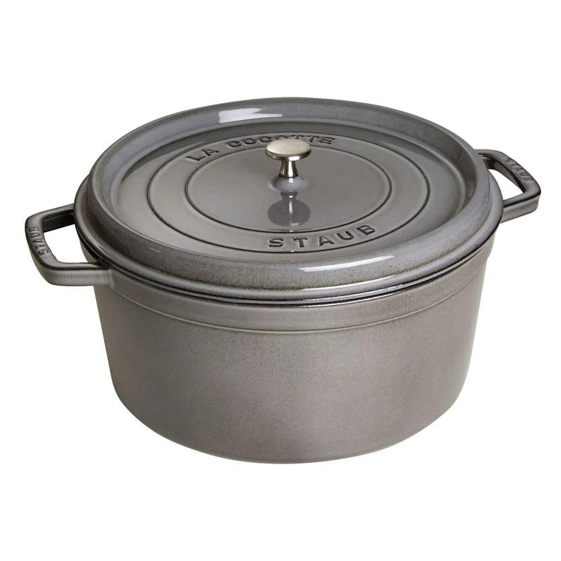 Cocotte ronde en fonte de 8,4 L, 30cm / 11.75"