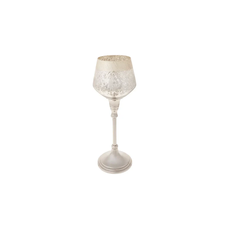 LUCCA ŞAMDAN TEALIGHT MUMLUK AN, SILVER
