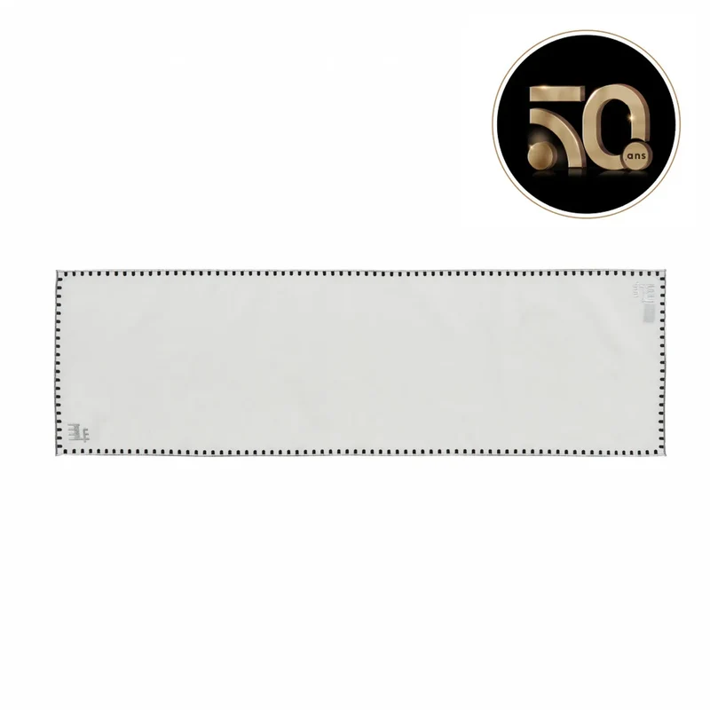 Napperon Karaca Home Collection Signature du 50e anniversaire, blanc argent