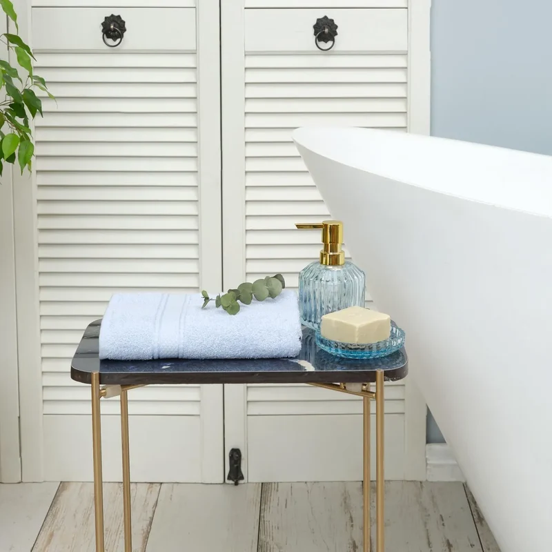 Serviette de toilette Karaca Home Daily Soft 100% coton, 50x90 cm, ice blue