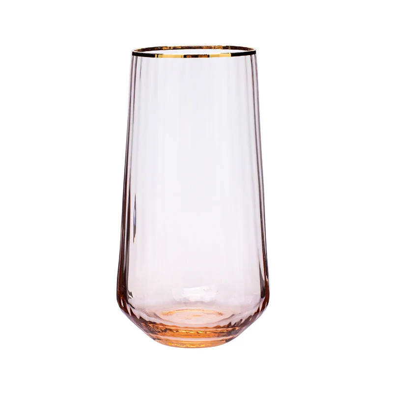 Verre à long drink Karaca Misty Line, orange