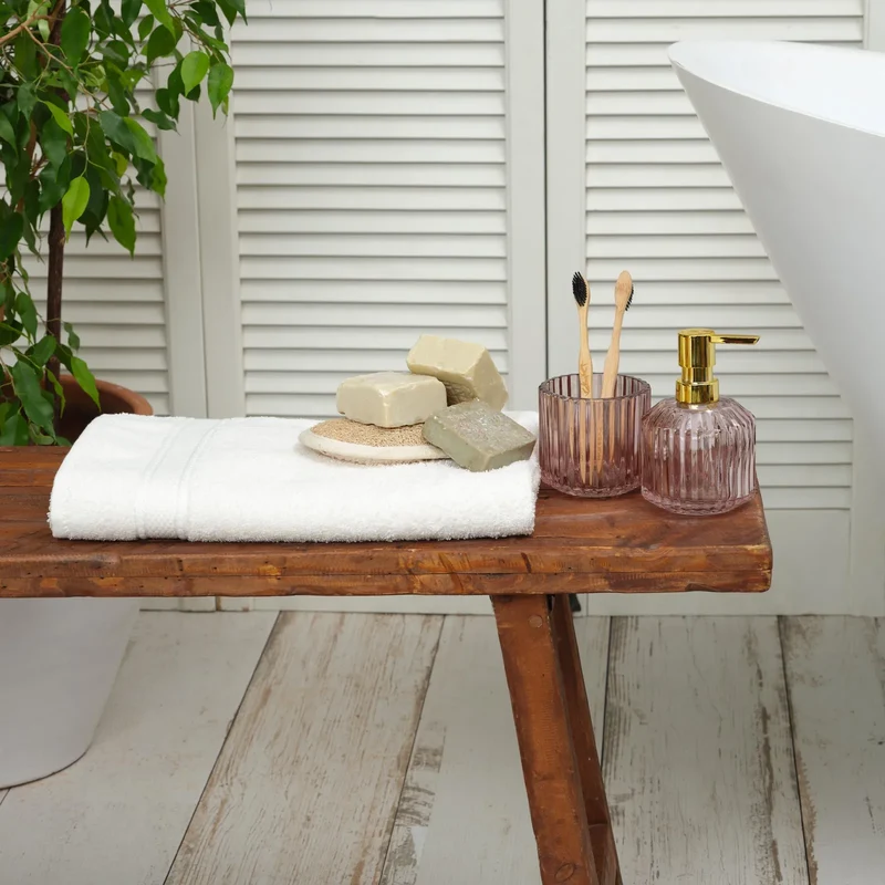 Serviette de bain Karaca Home Daily Soft 100% coton, 70x140 cm, blanc cassé