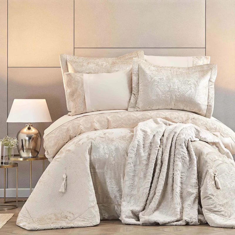 Cadeau de mariage – Karaca Home Valeria Best, 8 pièces, doré