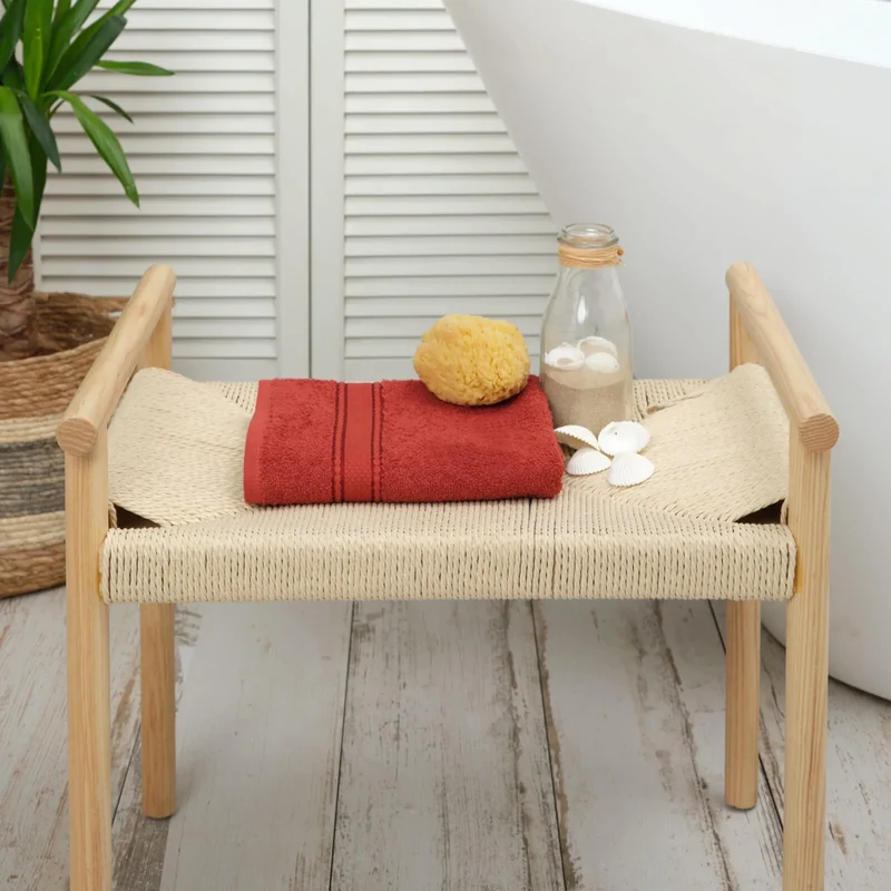 Serviette pour le visage Karaca Home Daily Soft 100% coton, 50x90 cm, rouge